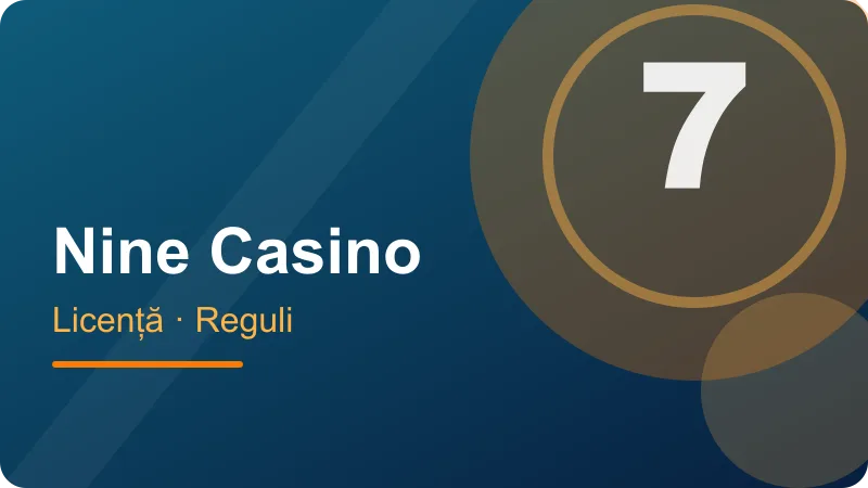 Joc responsabil la Nine Casino – ilustrație pentru secțiunea Nine Casino